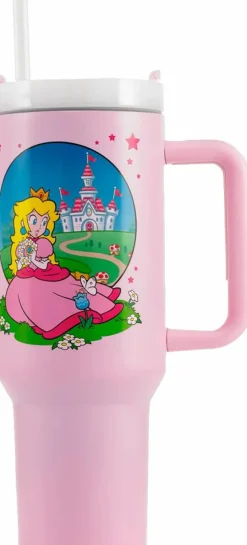 Super Mario - Princess Peach 40oz Insulated Tumbler