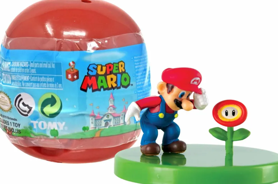 Super Mario - Super Mario Buildable 2" Vinyl Figure Blind Box Capsule (Single Unit)