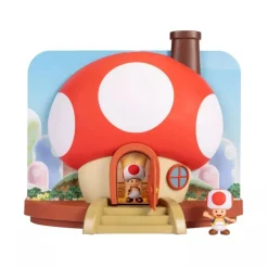 Super Mario - Toad House World of Nintendo Deluxe 2.5" Scale Action Figure Playset