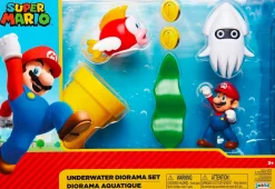 Super Mario - Underwater Diorama World of Nintendo 2.5” Scale Mini Figure Playset