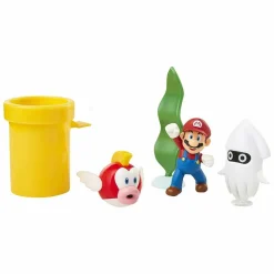 Super Mario - Underwater Diorama World of Nintendo 2.5” Scale Mini Figure Playset