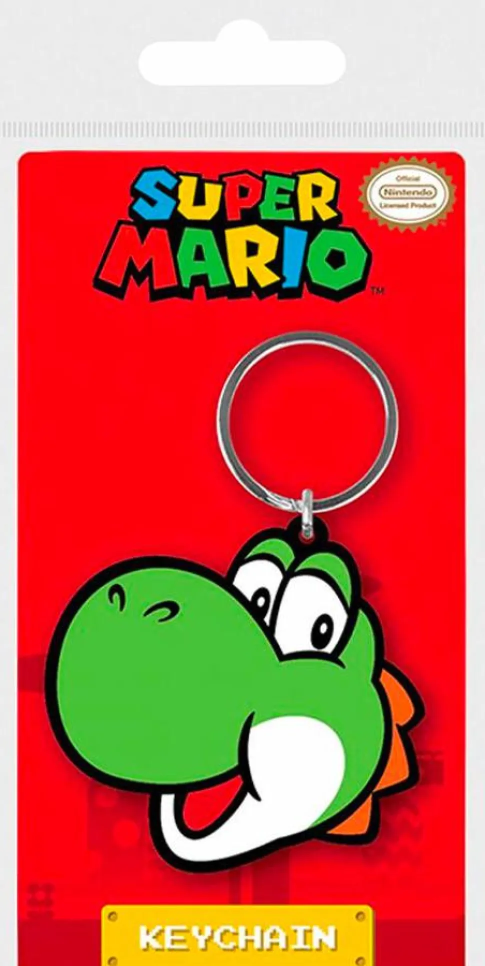 Super Mario - Yoshi Rubber Keychain