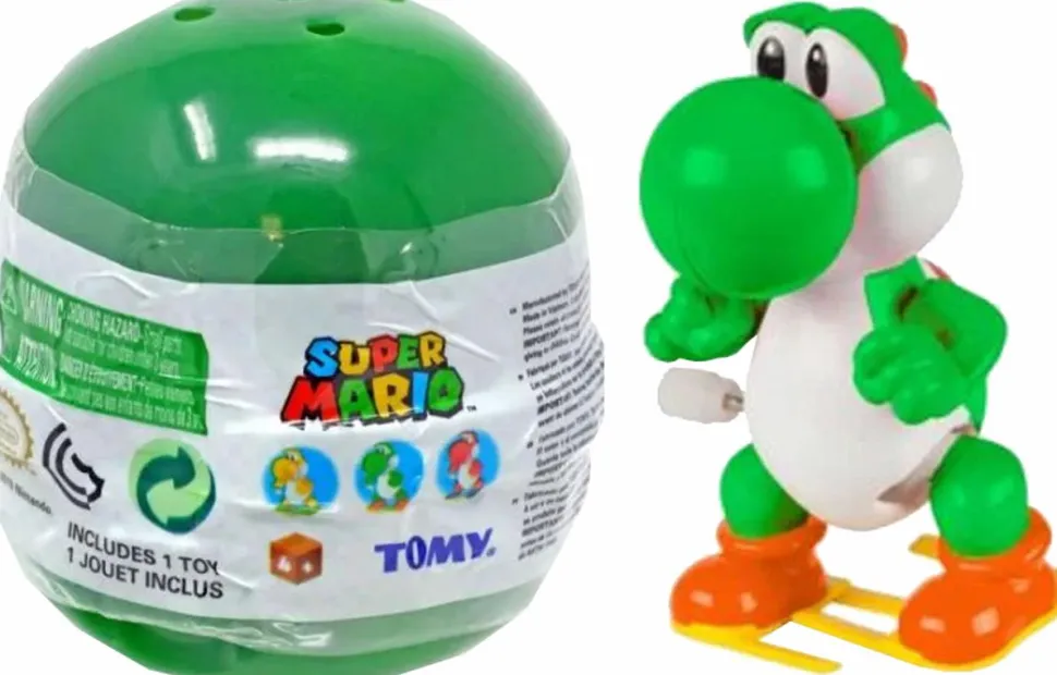 Super Mario - Yoshi Wind Ups Blind Box Capsule Wind Up Collectible Figure (Single Unit)