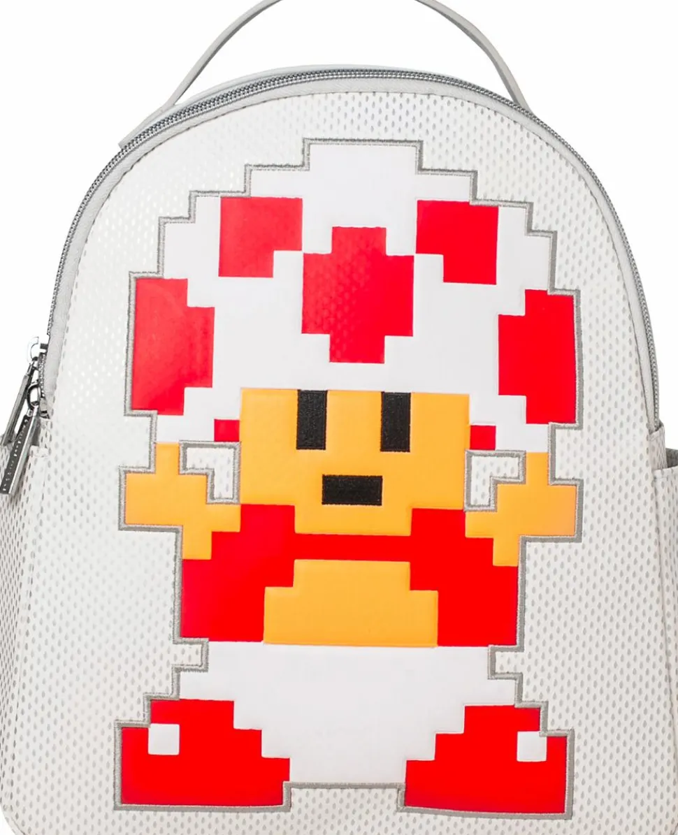Super Mario Bros. - Toad 11” Faux Leather Mini Backpack