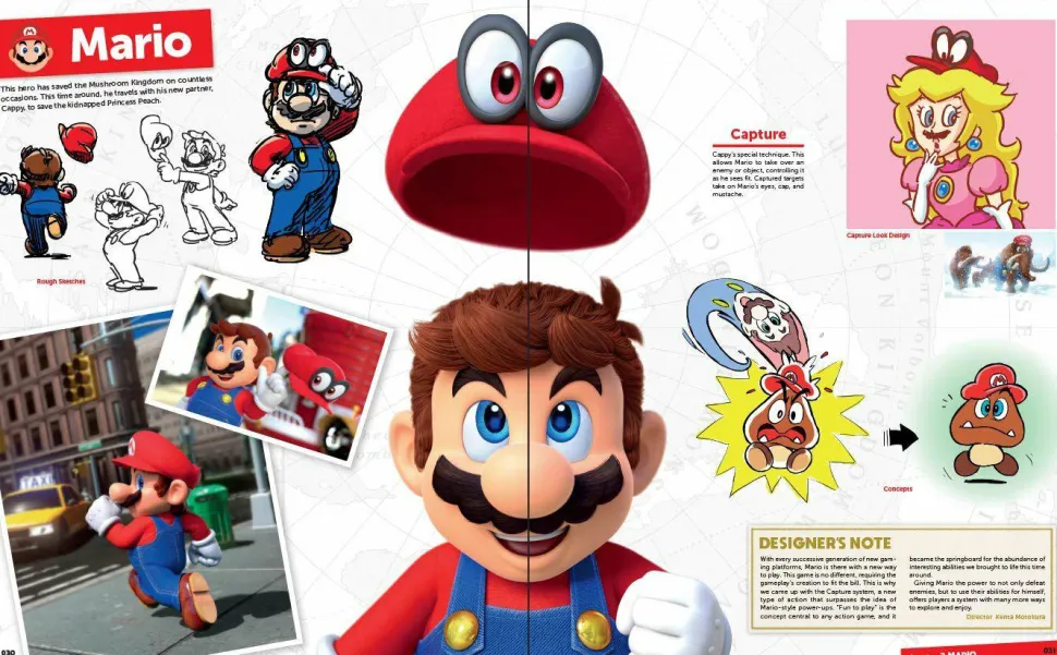 Super Mario Odyssey - The Art of Super Mario Odyssey Hardcover Book