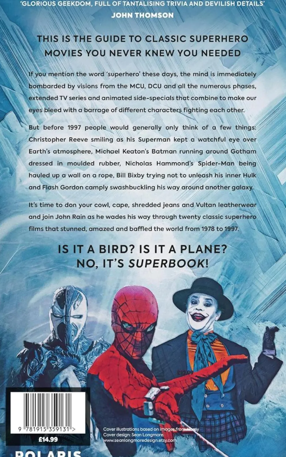 Superbook: The World of Superhero Movies According to Smersh Pod by John Rain Paperback Book