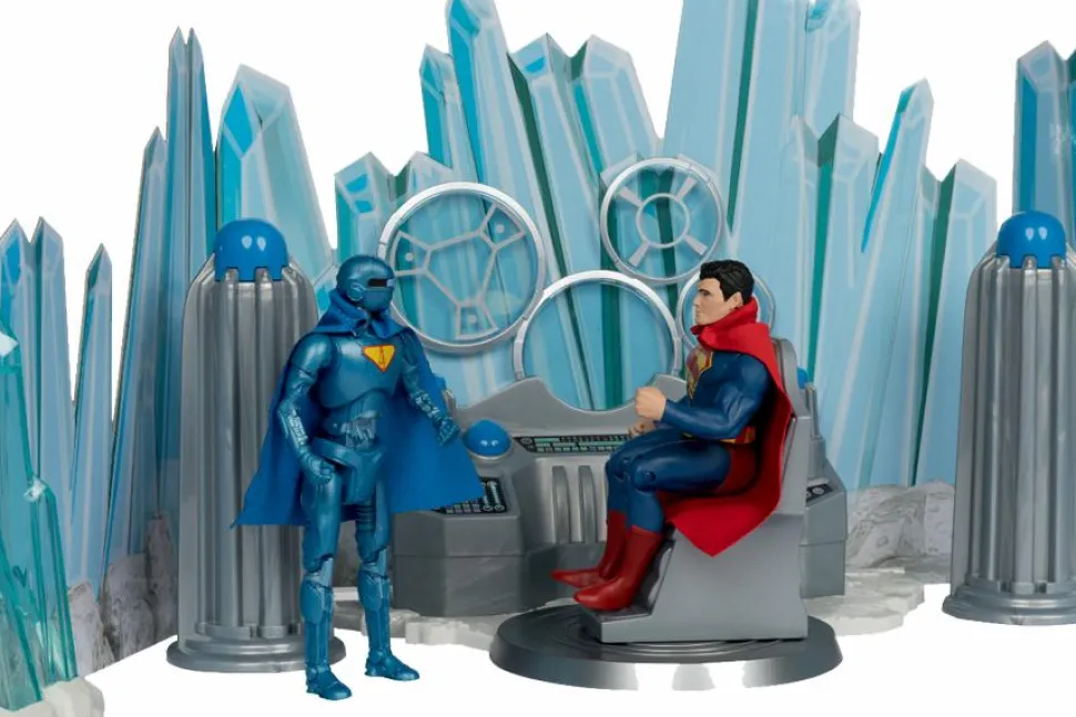 Superman (2025) - Fortress of Solitude Superman's Headquarters DC Super Powers 4.5" Scale Action Figure Playset
