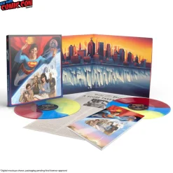 Superman (1978) - Superman '78 Graphic Novel & Original Motion Picture Soundtrack by John Williams 2xLP Vinyl Record Box Set (Metropolis Swirl Coloured Vinyl)