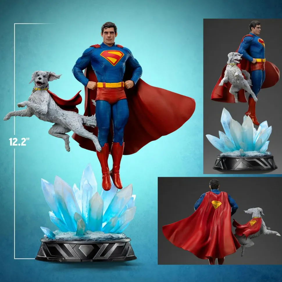 Superman (2025) - Superman & Krypto 1/10th Scale Statue
