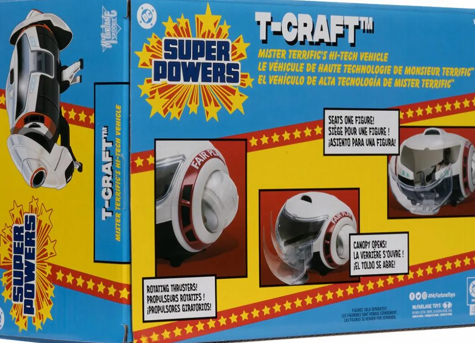 Superman (2025) - T-Craft DC Super Powers 4.5" Scale Action Figure Vehicle