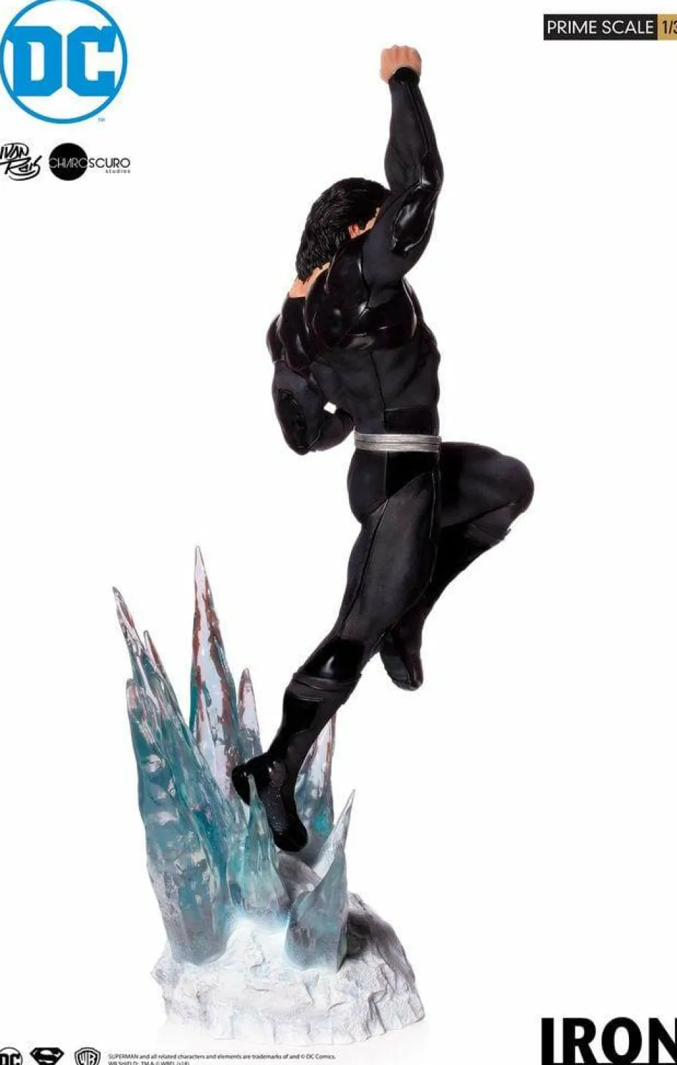 Superman - Black Suit Superman 1/3 Scale Statue by Ivan Reis