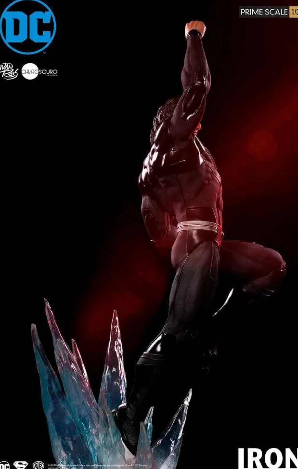 Superman - Black Suit Superman 1/3 Scale Statue by Ivan Reis