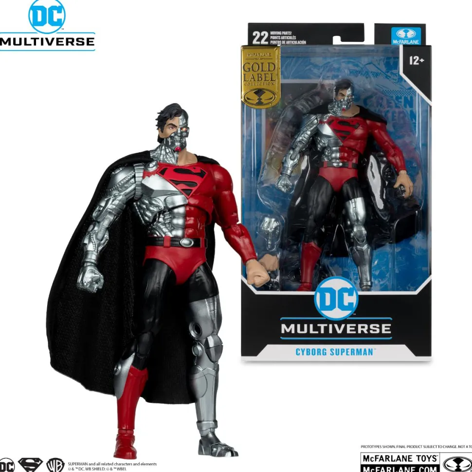 Superman - Cyborg Superman (Revenge of the Green Lanterns) DC Multiverse Gold Label 7" Scale Action Figure