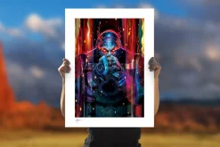 Superman - Darkseid Fine Art Print by Orlando Arocena