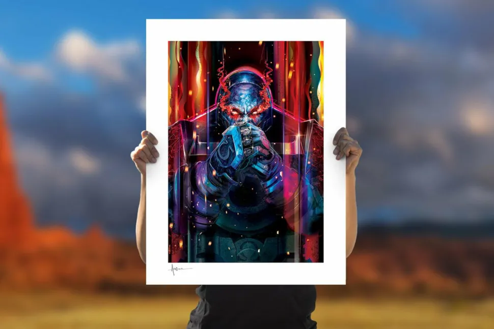Superman - Darkseid Fine Art Print by Orlando Arocena