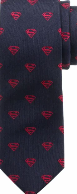 Superman - DC Classic Superman Shield Boys Large Silk Tie
