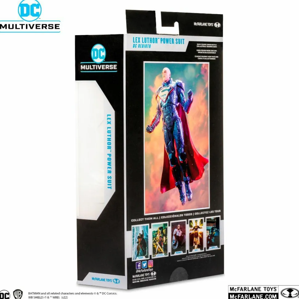 Superman - Lex Luthor in Power Suit (DC Rebirth) Gold Label DC Multiverse 7” Scale Action Figure