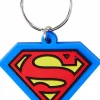 Superman - Logo Rubber Keychain