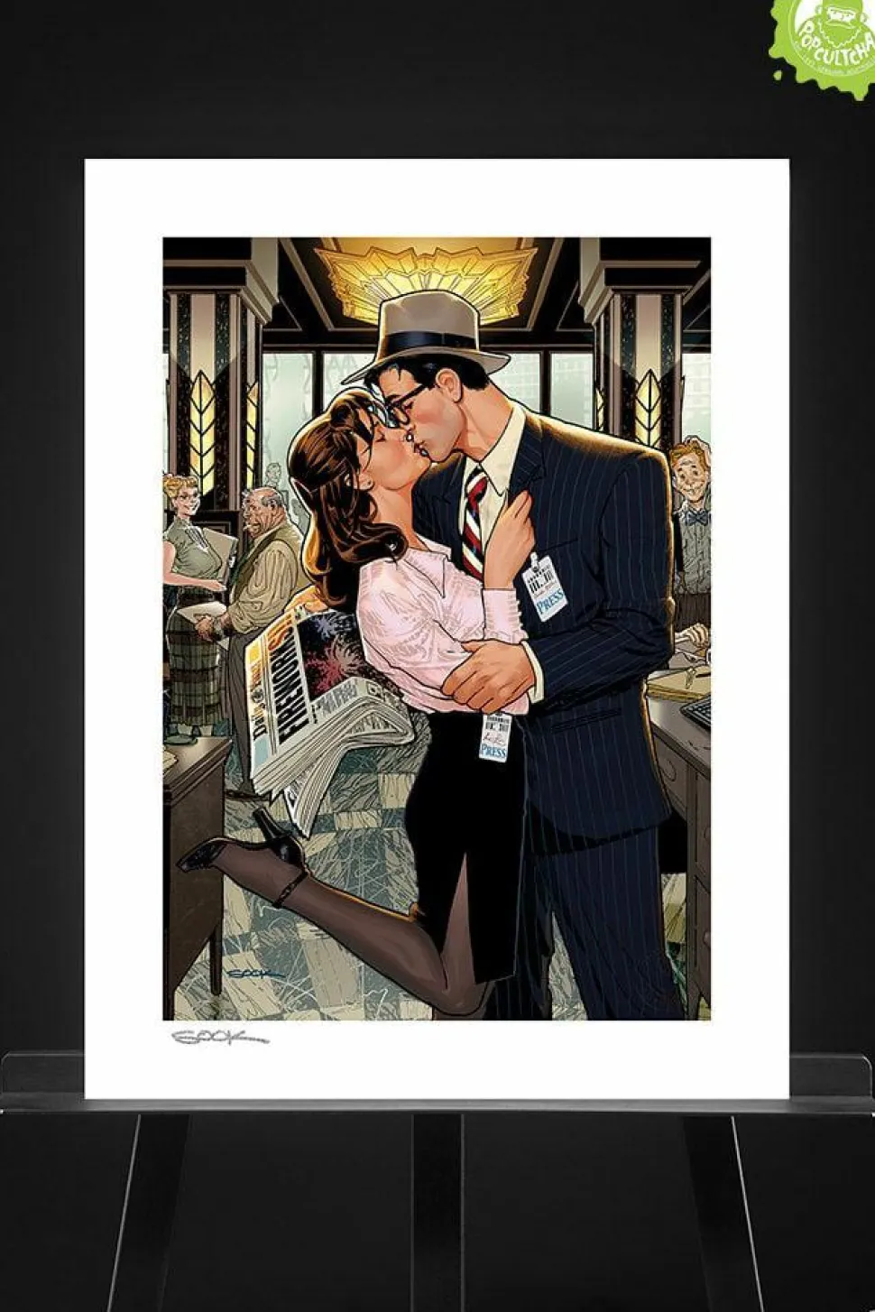 Superman - Lois & Clark: Fireworks!! Fine Art Print by Ryan Sook