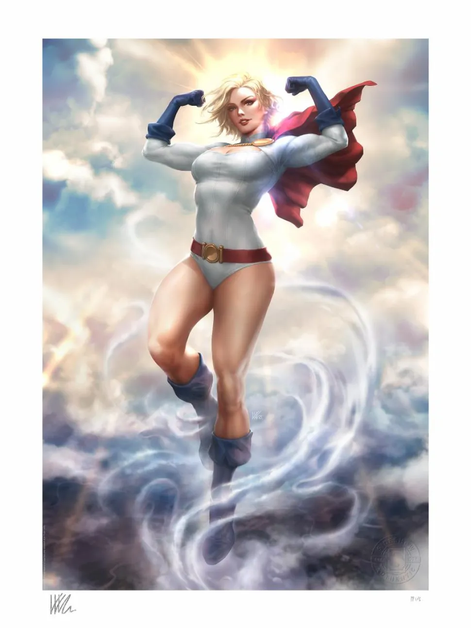 Superman - Power Girl Fine Art Print by Kendrick Lim