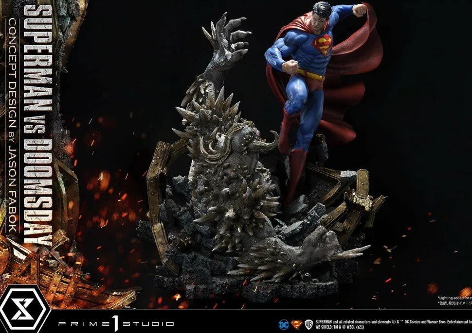 Superman - Superman vs Doomsday 1/3 Scale Diorama Statue