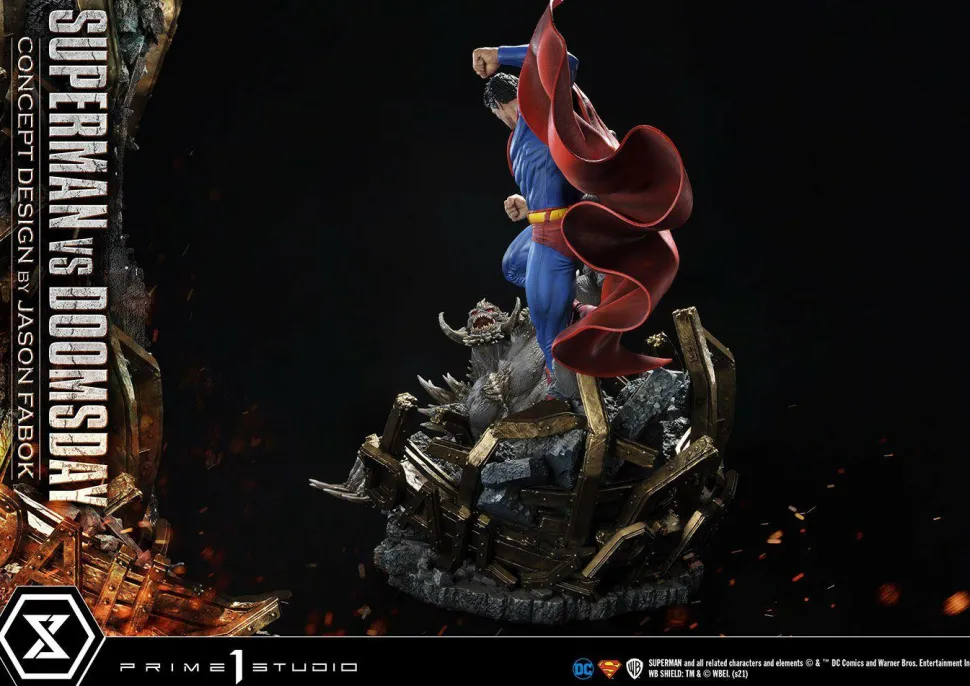 Superman - Superman vs Doomsday 1/3 Scale Diorama Statue
