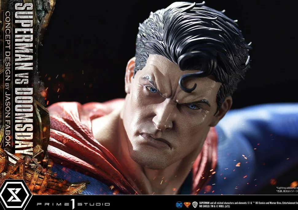 Superman - Superman vs Doomsday 1/3 Scale Diorama Statue