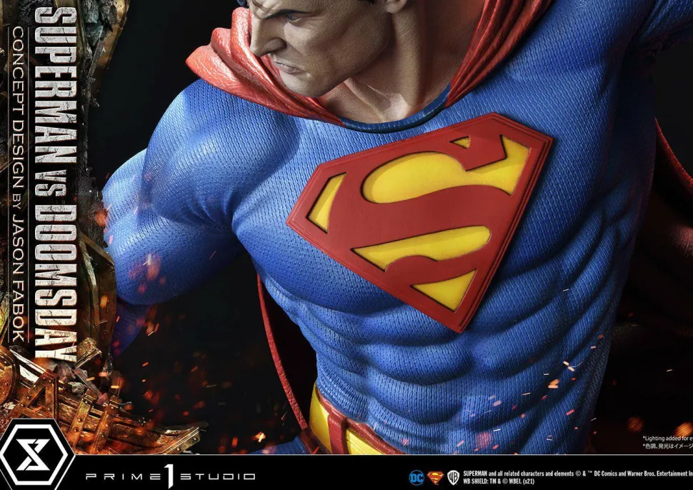 Superman - Superman vs Doomsday 1/3 Scale Diorama Statue