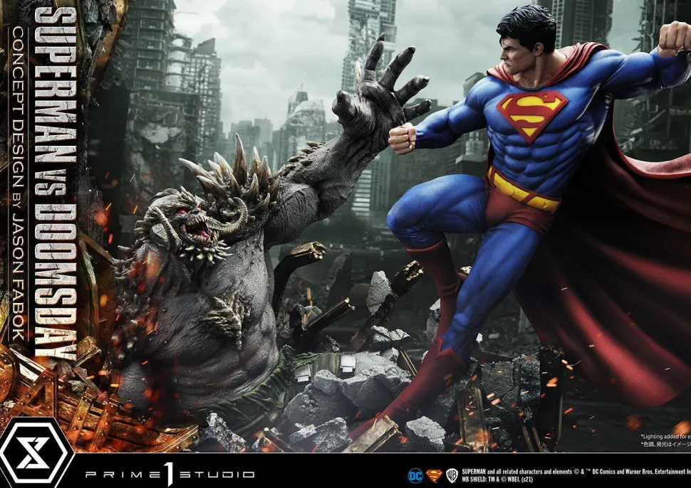 Superman - Superman vs Doomsday 1/3 Scale Diorama Statue