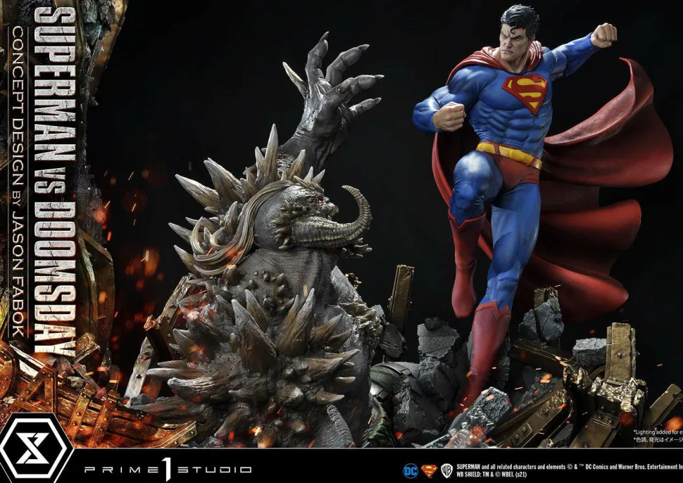 Superman - Superman vs Doomsday 1/3 Scale Diorama Statue