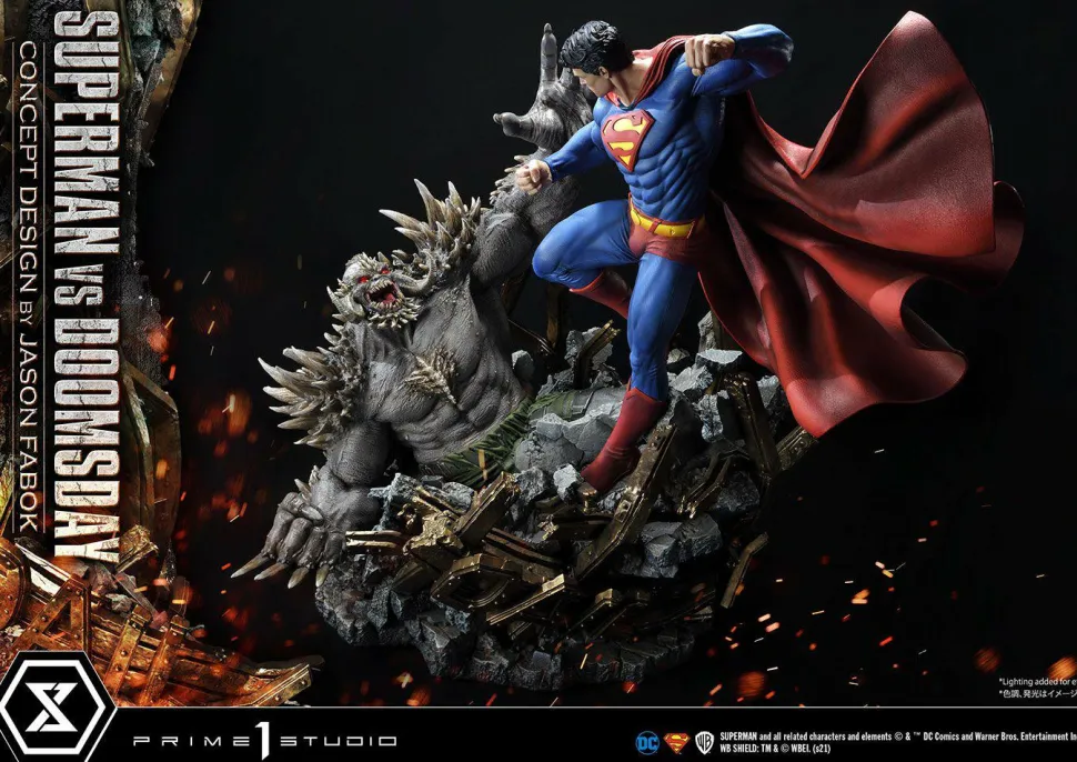 Superman - Superman vs Doomsday 1/3 Scale Diorama Statue