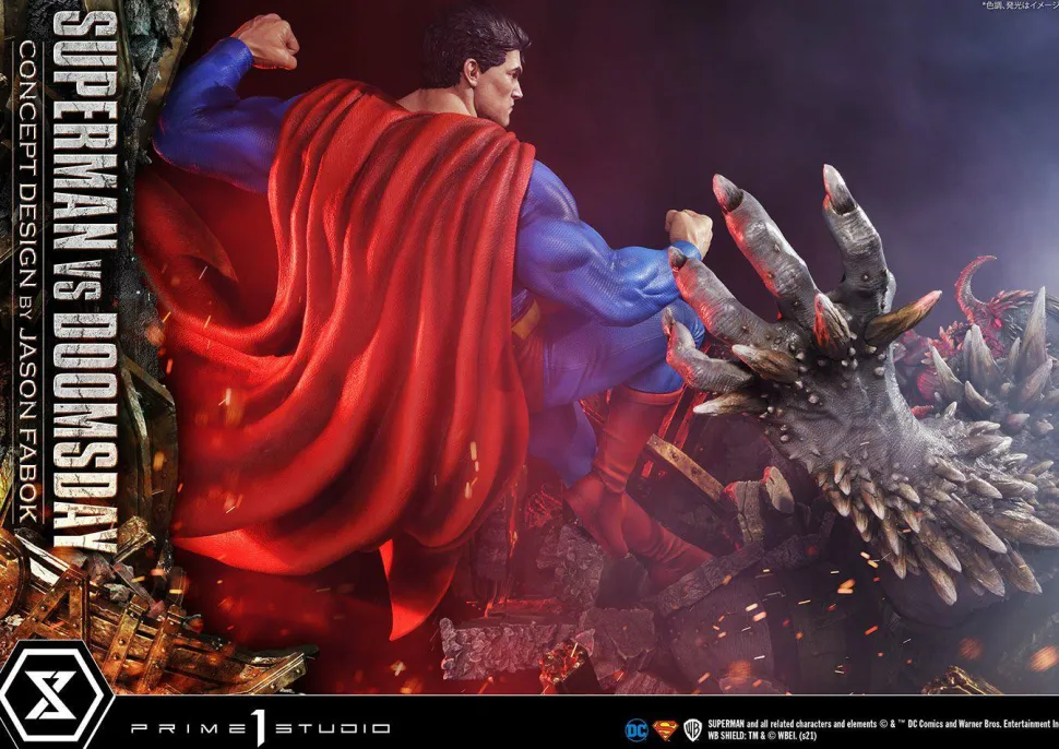 Superman - Superman vs Doomsday 1/3 Scale Diorama Statue
