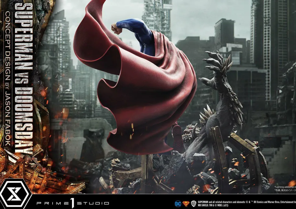 Superman - Superman vs Doomsday 1/3 Scale Diorama Statue
