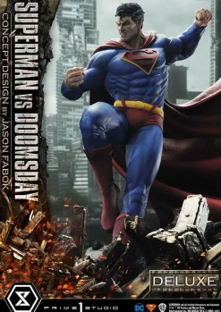 Superman - Superman vs Doomsday Deluxe 1/3 Scale Diorama Statue