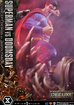 Superman - Superman vs Doomsday Deluxe 1/3 Scale Diorama Statue