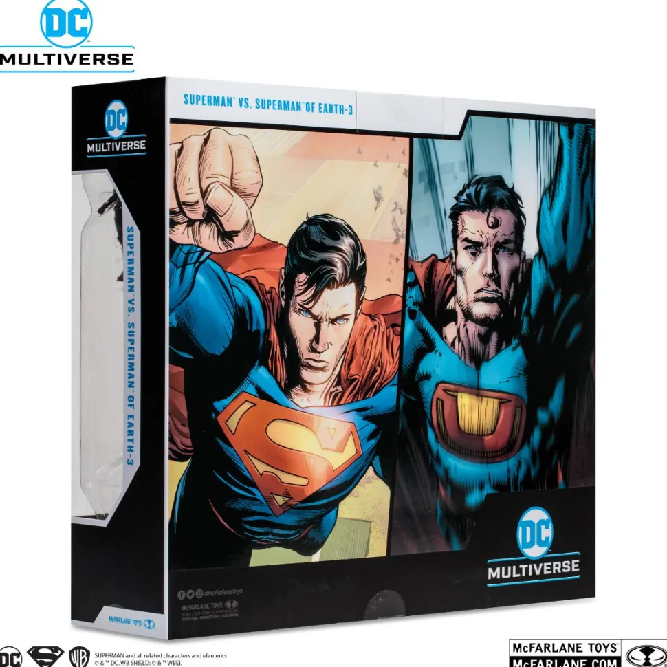 Superman - Superman vs. Superman of Earth-3 DC Multiverse 7" Scale Action Figure 2-Pack