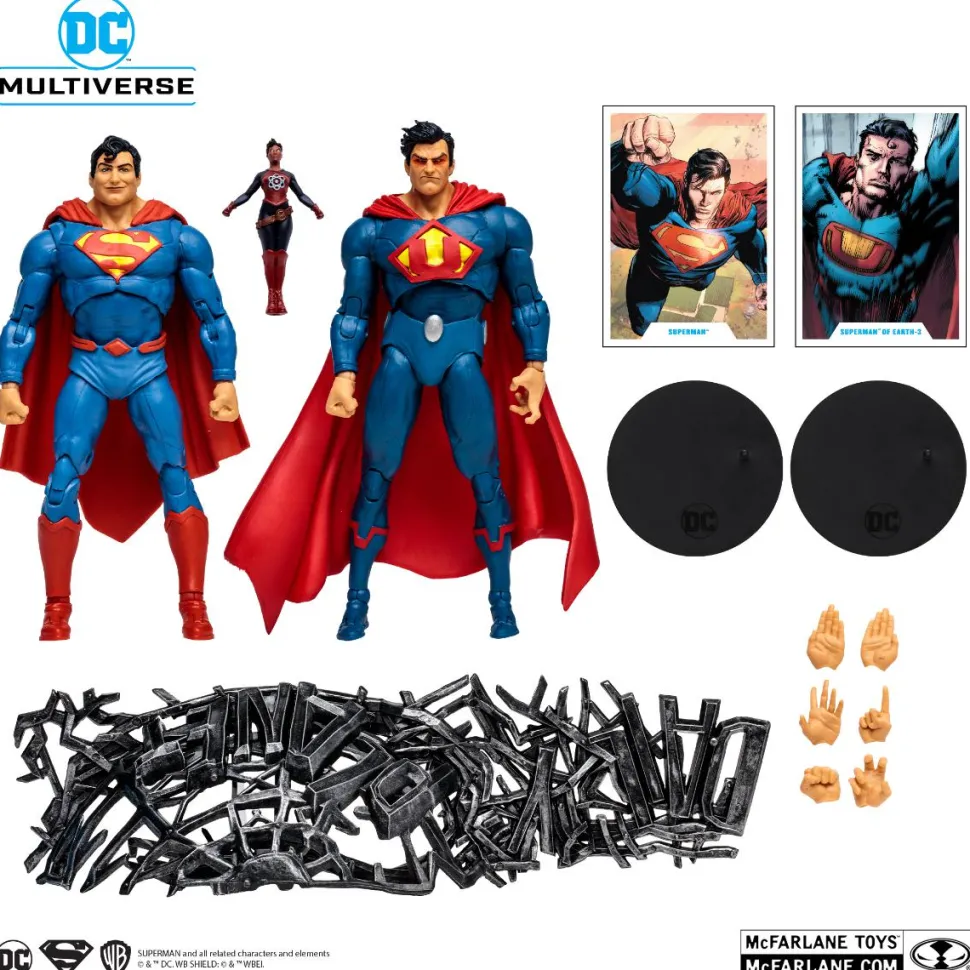 Superman - Superman vs. Superman of Earth-3 DC Multiverse 7" Scale Action Figure 2-Pack