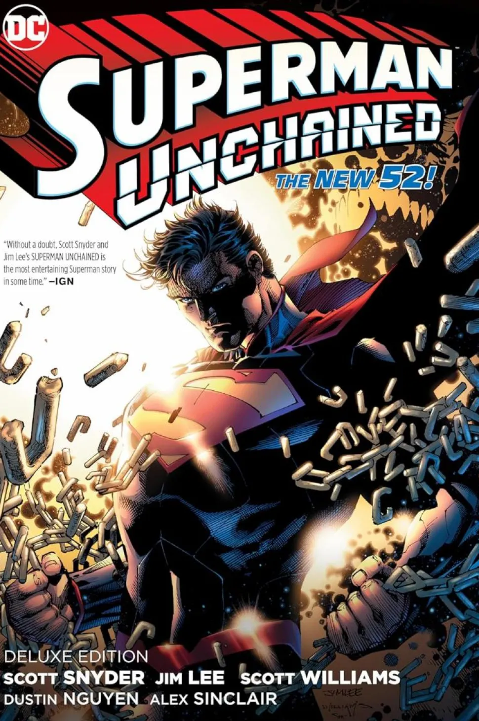 Superman - Unchained Deluxe Edition Hardcover Book