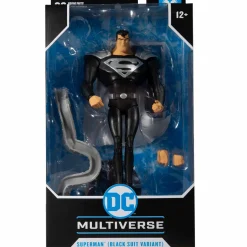 Superman: The Animated Series - Superman Black Suit Variant DC Multiverse 7” Scale Action Figure