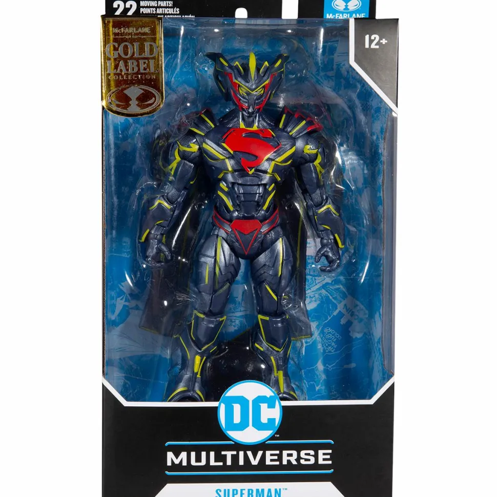 Superman: Unchained - Superman Energised Armour DC Multiverse Gold Label 7” Scale Action Figure