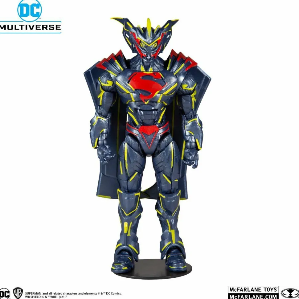 Superman: Unchained - Superman Energised Armour DC Multiverse Gold Label 7” Scale Action Figure
