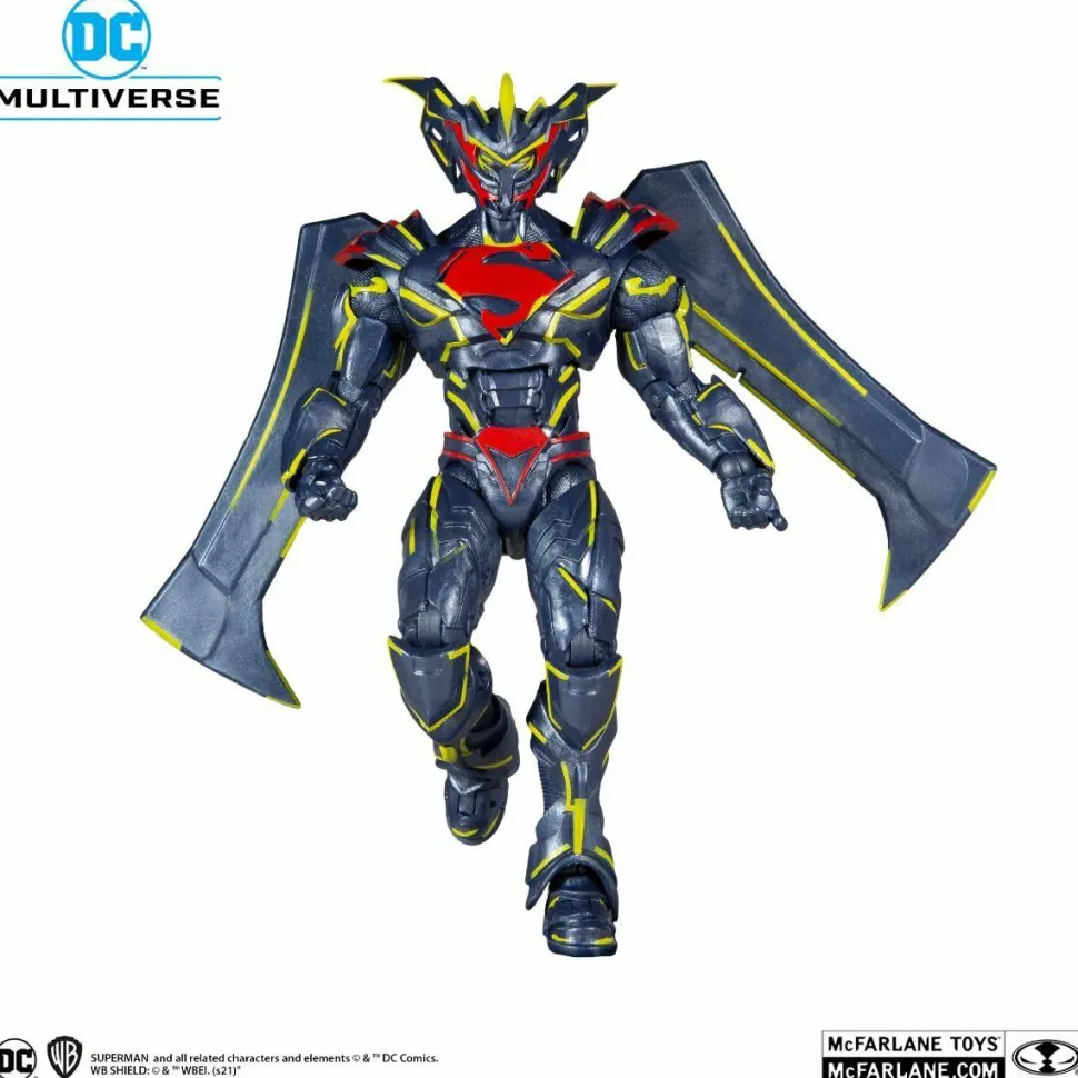 Superman: Unchained - Superman Energised Armour DC Multiverse Gold Label 7” Scale Action Figure