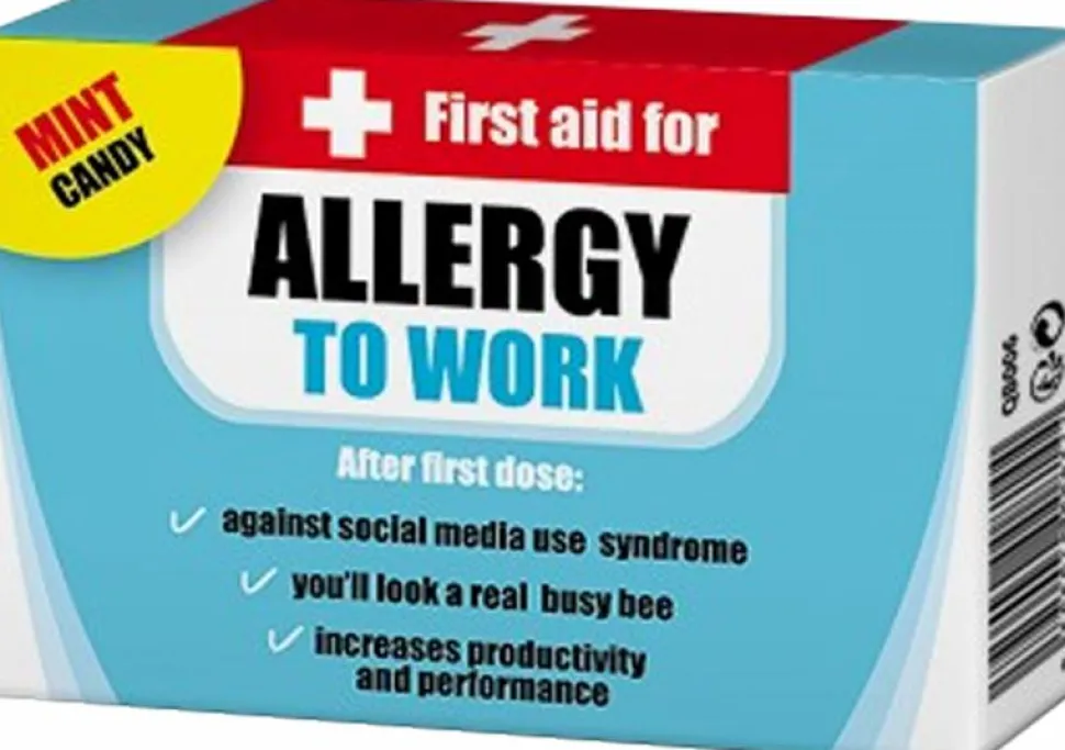 Sweet First Aid Mints - Allergy to Work Mint Candy Blister Pack