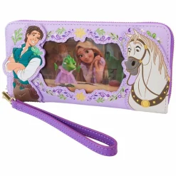 Tangled - Rapunzel Princess Lenticular 4" Faux Leather Zip-Around Wallet