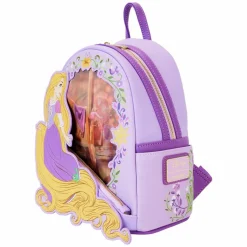 Tangled - Rapunzel Princess Lenticular 10" Faux Leather Mini Backpack
