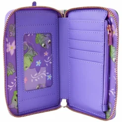 Tangled - Rapunzel Swinging From Tower 4” Faux Leather Zip-Around Wallet