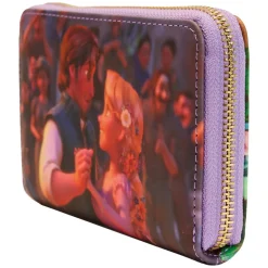 Tangled - Scenes 4” Faux Leather Zip-Around Wallet