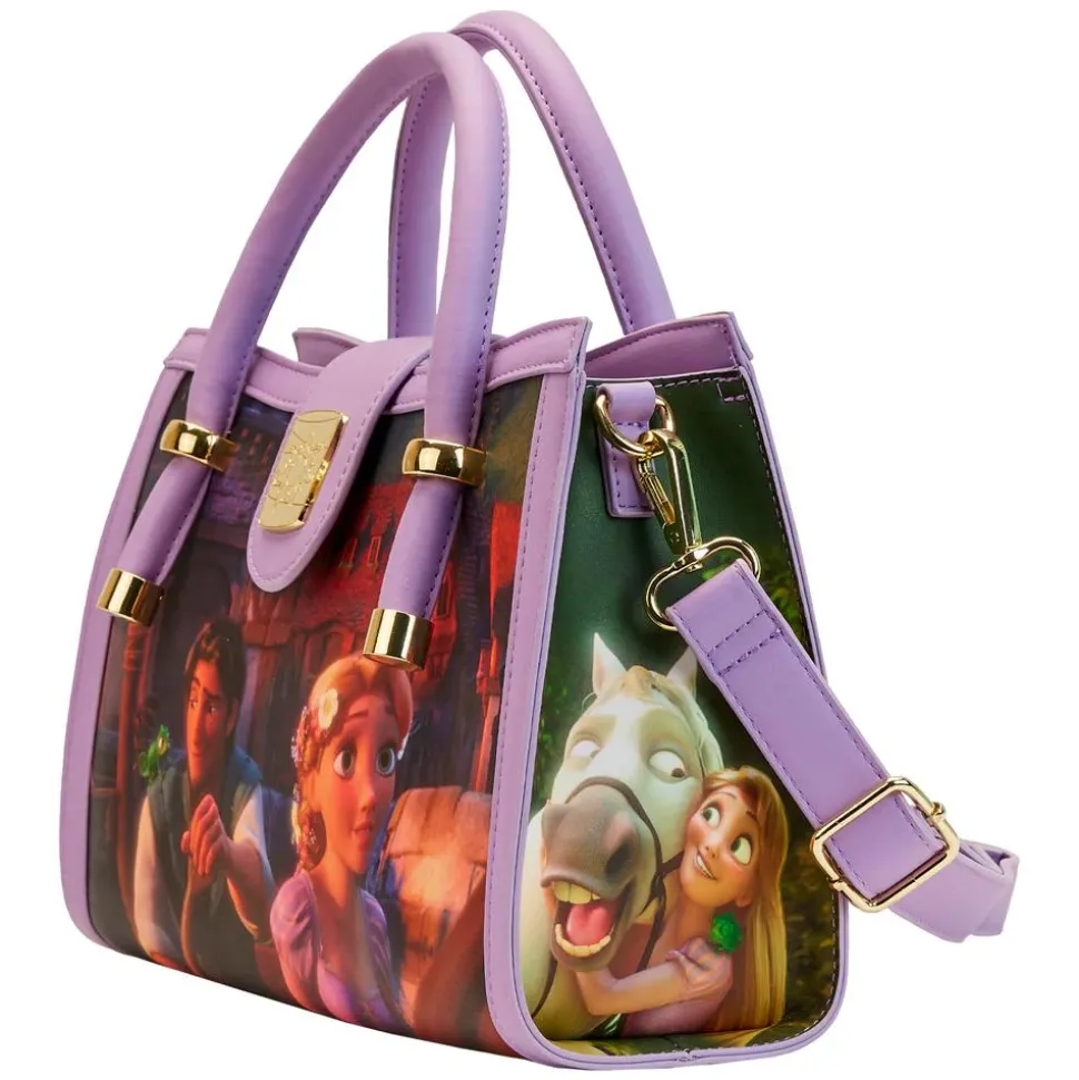 Tangled - Scenes 7” Faux Leather Crossbody Bag