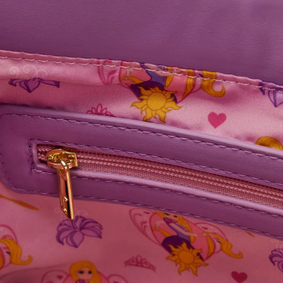 Tangled - Scenes 7” Faux Leather Crossbody Bag