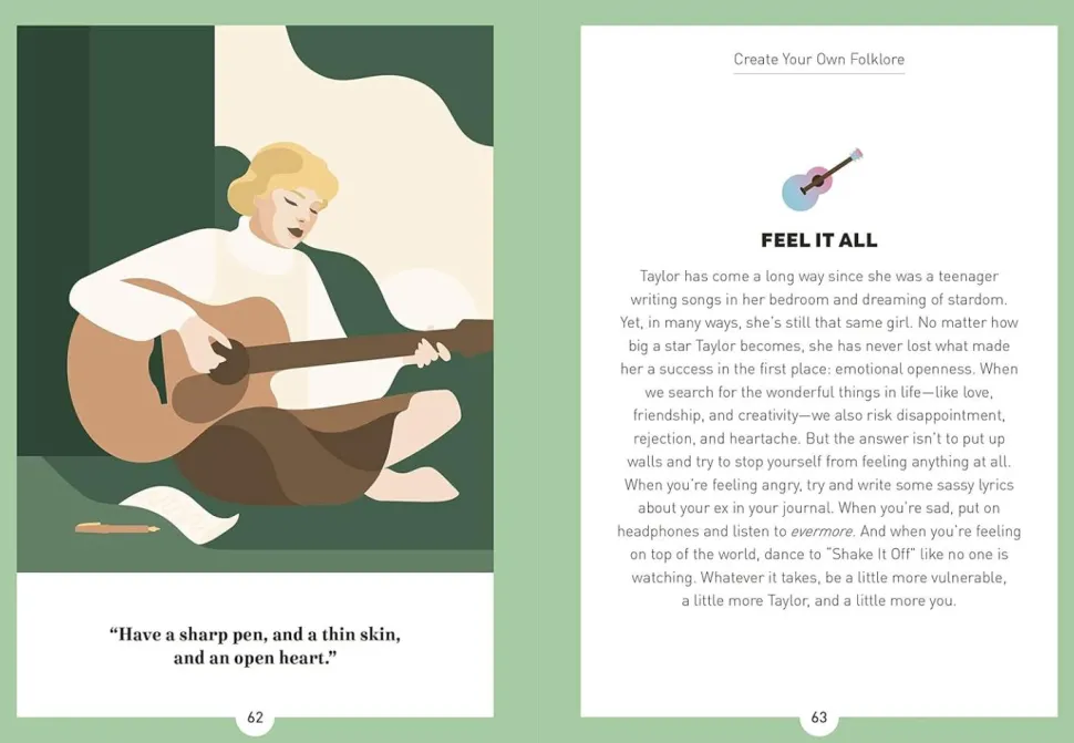 Taylor Swift - Be More Taylor: Fearless Advice on Following Your Dreams and Finding Your Voice Hardcover Book